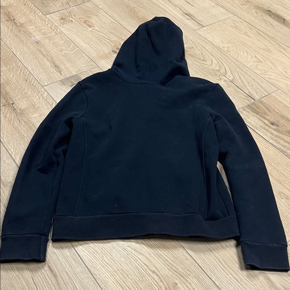 Burberry Navy Zip-Up Hooded Sweatshirt - Picture 9 of 9